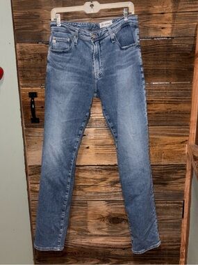 Ag Adriano Goldschmied Slim Men’s Jeans in Light Blue Wash